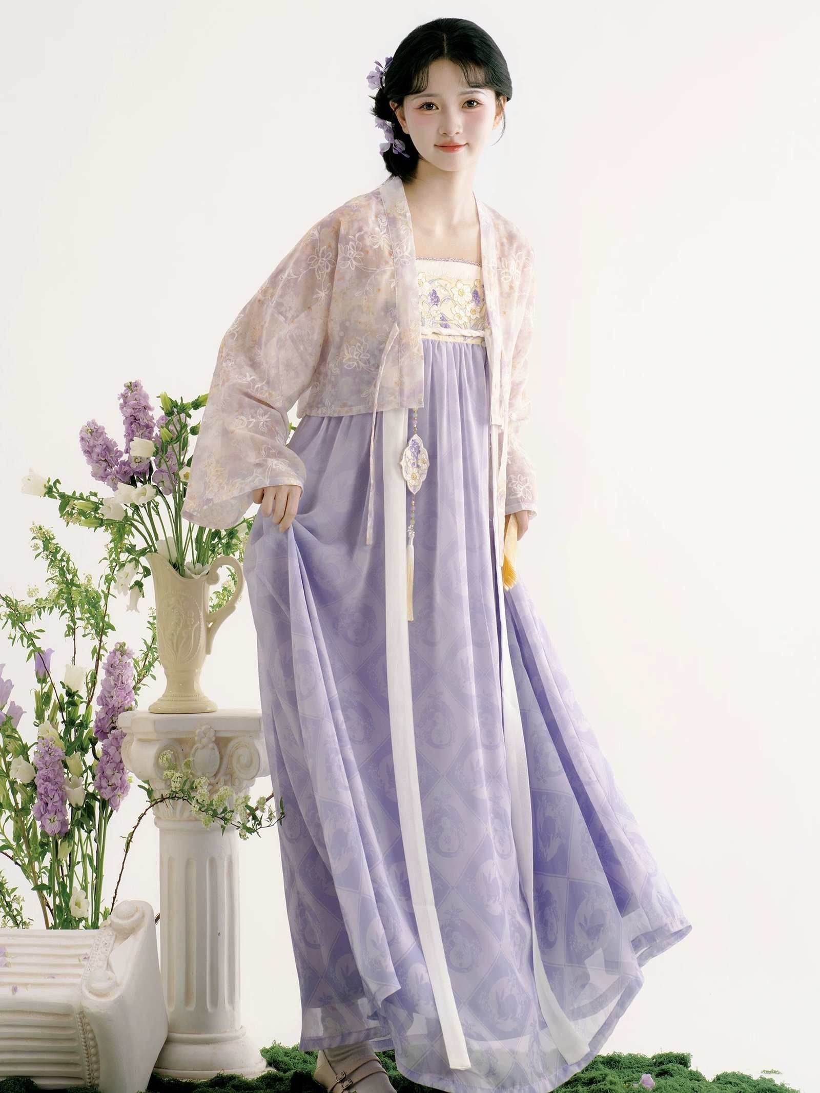 Rain dream purple smoked Hanfu - Image 4
