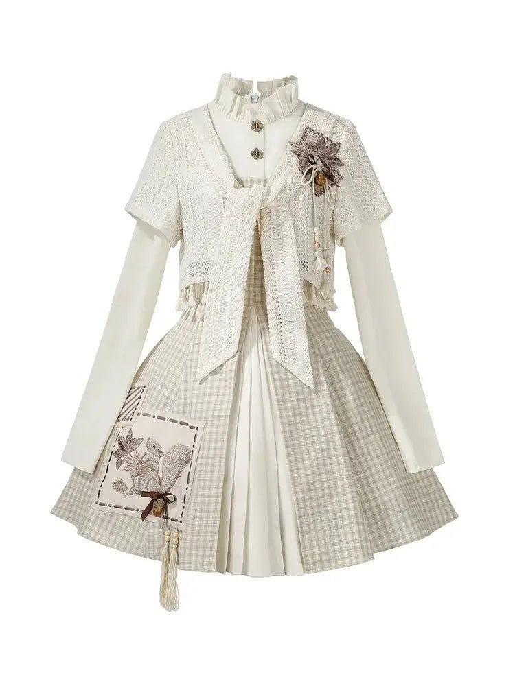 Autumn Harvest – New Chinese Style Hanfu-Inspired Set | Dress Outfit for Fall - Image 5