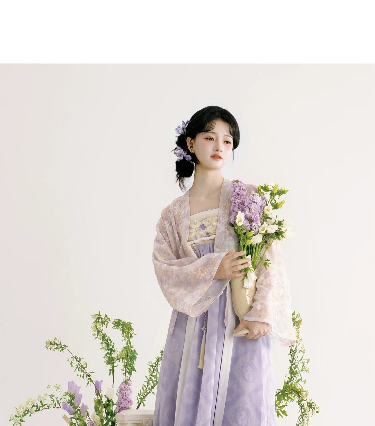 Rain dream purple smoked Hanfu - Image 6