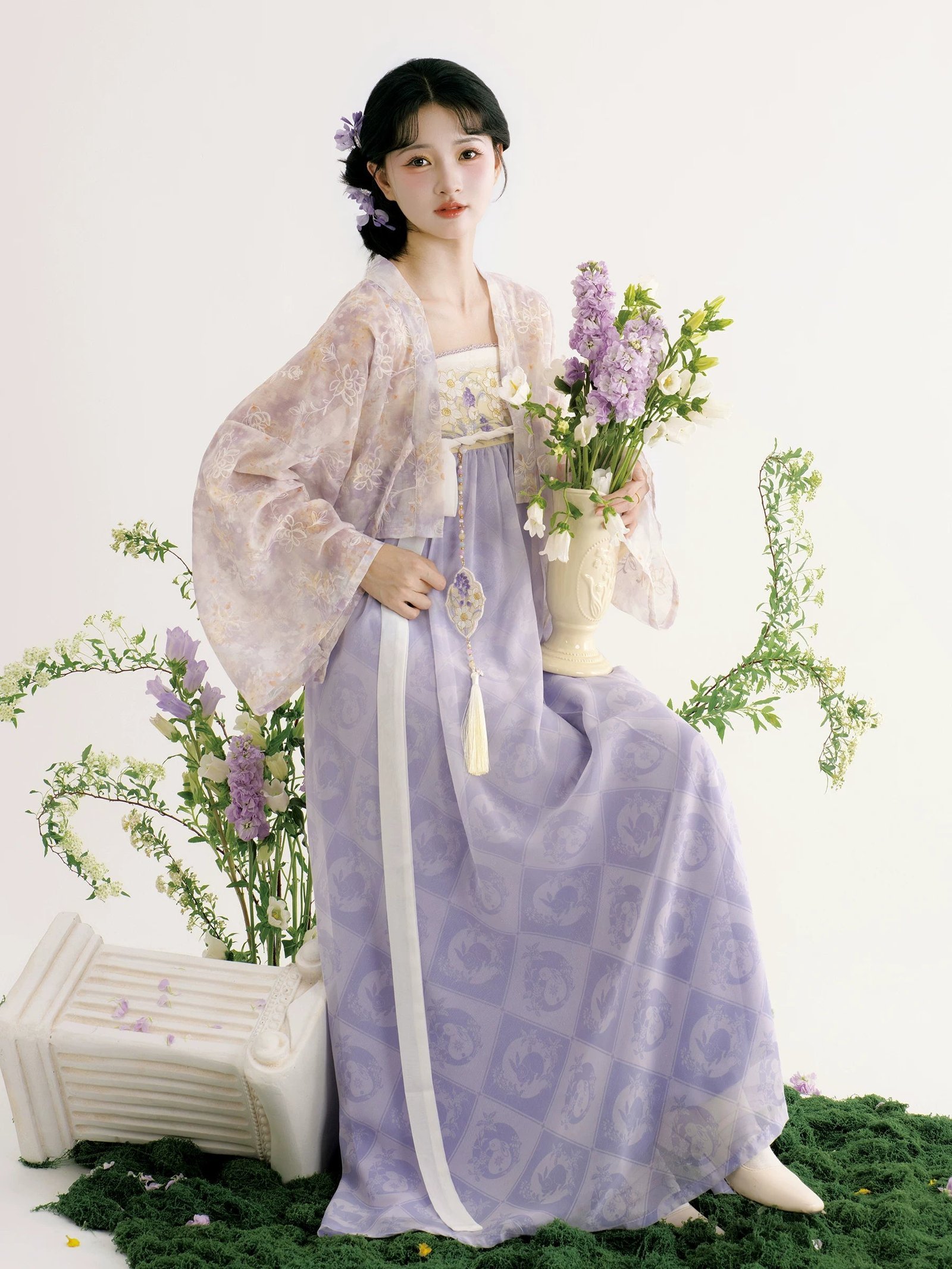 Rain dream purple smoked Hanfu - Image 5