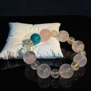 Peachbloom Serenity Crystal Bracelet