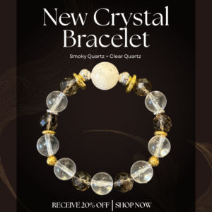 Moonlight Bracelet - Clear Quartz | Smoky Quartz | White Phantom Quartz
